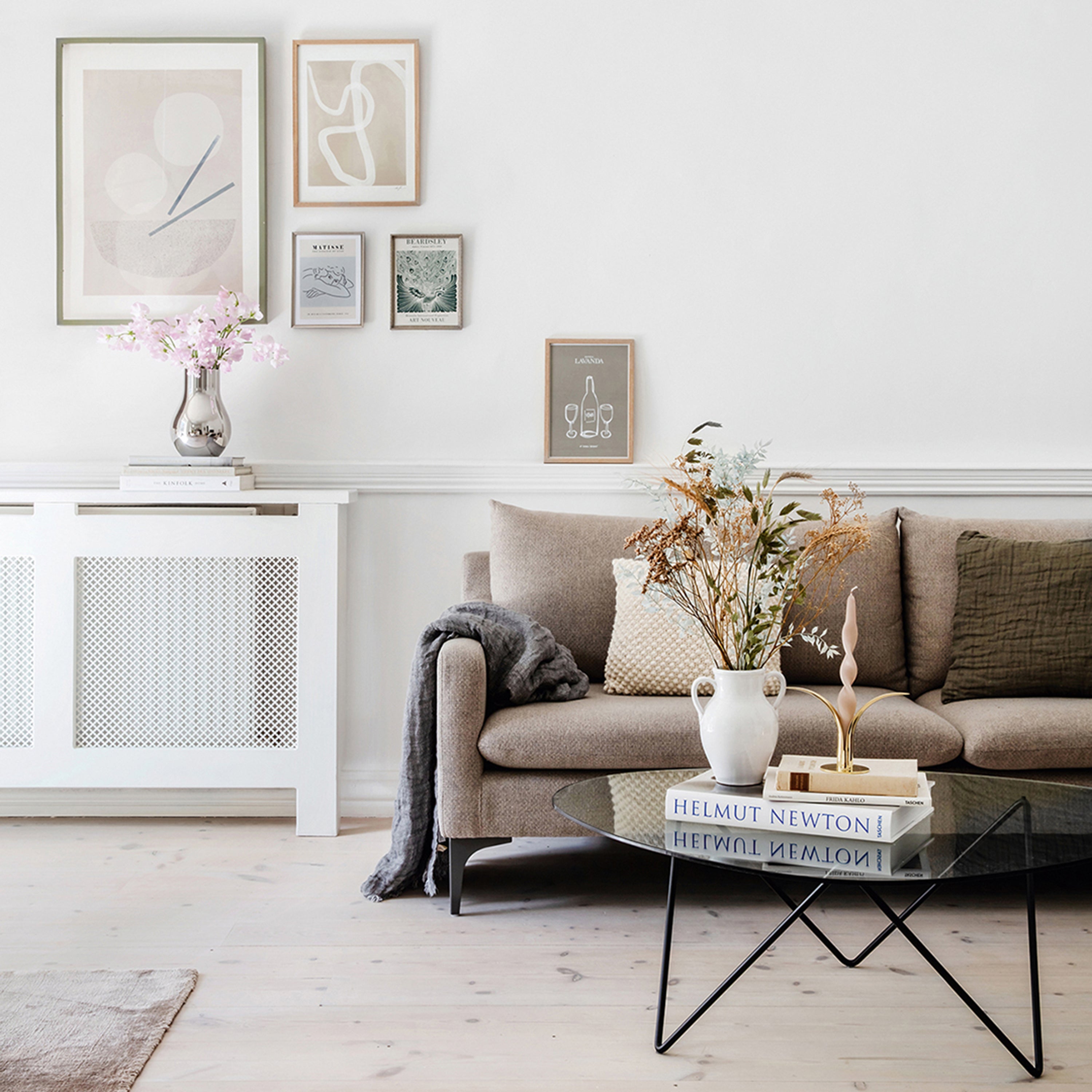Simple Scandi style in this Danish apartment