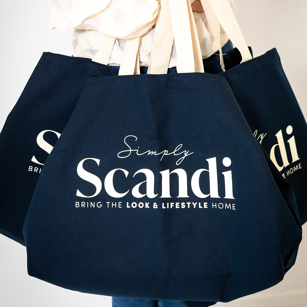 Oversized Simply Scandi classic tote