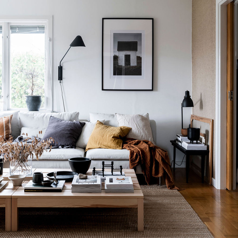 cosy autumn scandi living room